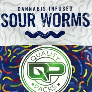 HIGH CHEW SOUR WORMS 250mg